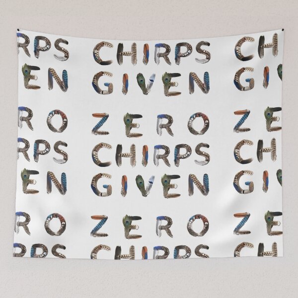 Item preview, Bird Memes - ZERO CHIRPS GIVEN designed and sold by nature. electrified..