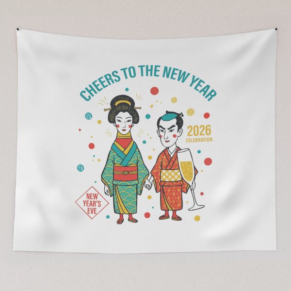 Item preview, Cheers To The New Year 2026 Celebration Design designed and sold by LuminOrb.