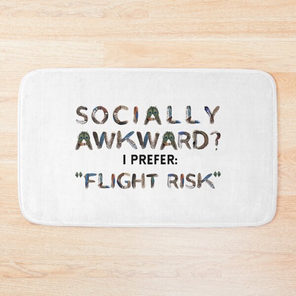 Item preview, Bird Memes - Socially Awkward... Flight Risk designed and sold by nature. electrified..