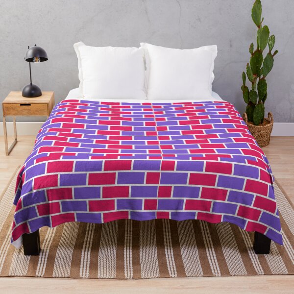 Item preview, Beautiful Purple Brick  Pattern- Crosshatch Herringbone Geometric Abstract designed and sold by RoyalStarsPatts.