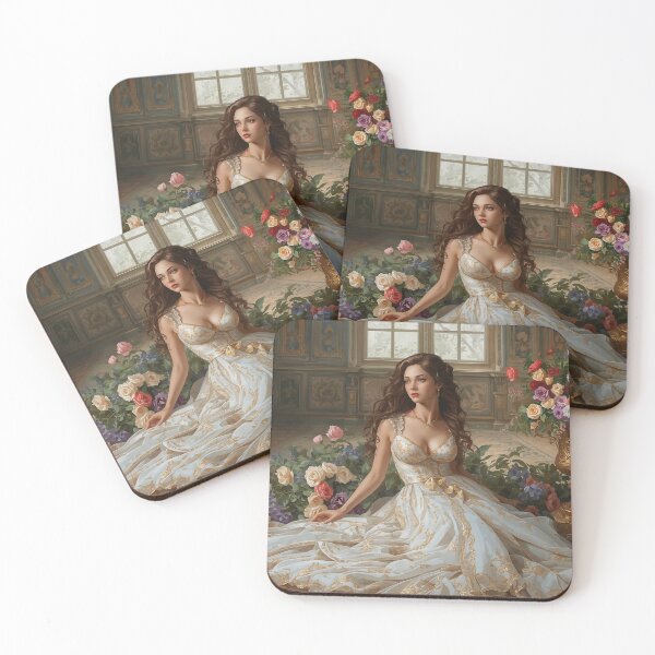 Item preview, Elegant Woman in Palace Interior designed and sold by NIVEX.