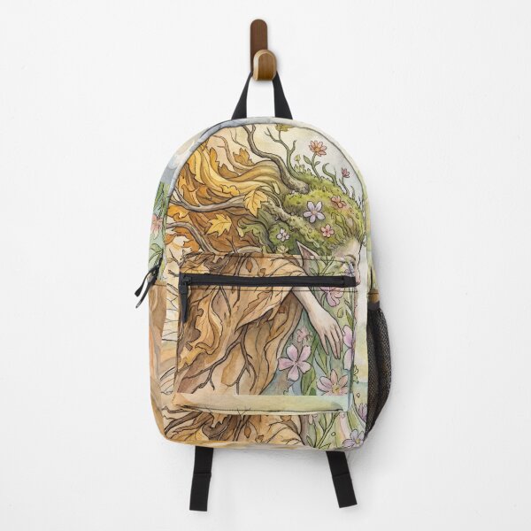 Item preview, Seasonal Transition Fae creature of folklore watercolor artwork illustration designed and sold by Vintage Designs +.