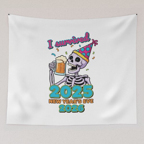 Item preview, I Survived 2025 New Year's Eve 2026 Party designed and sold by LuminOrb.