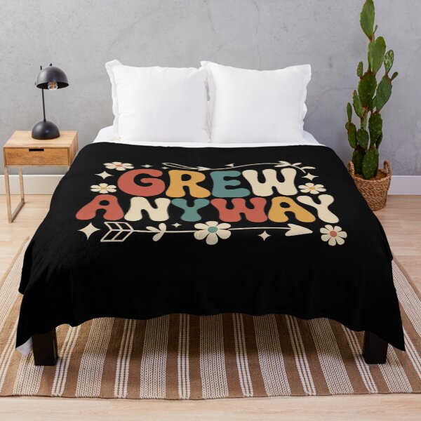 Item preview, Retro Positive Saying Grew Anyway Motivational Growth Vibes designed and sold by faridman.