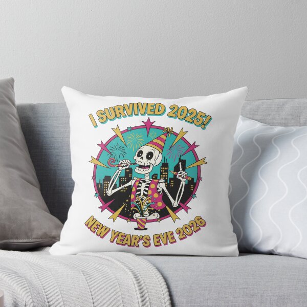 Item preview, I Survived 2025 New Year's Eve 2026 Skeleton Party designed and sold by LuminOrb.
