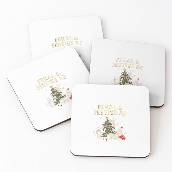Item preview, Feral & Festive AF Raccoon - Funny Raccoon Christmas Tree Costume – Peace & Party Classic T-Shirt designed and sold by inkfluenceart.