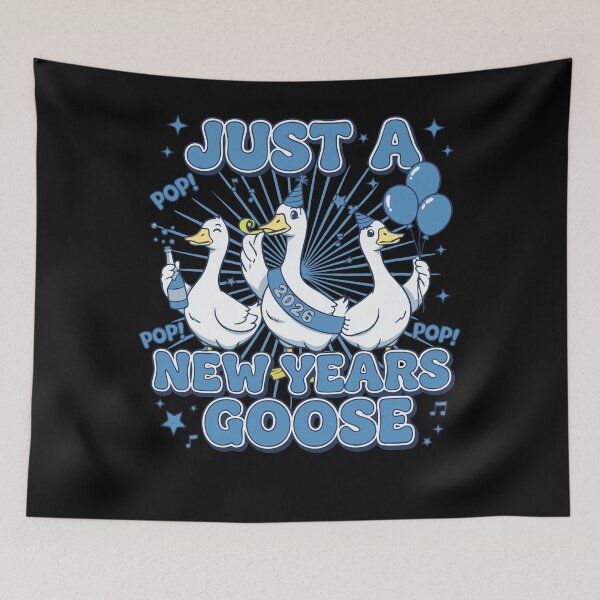 Item preview, Just A New Year's Goose 2026 Celebration designed and sold by LuminOrb.