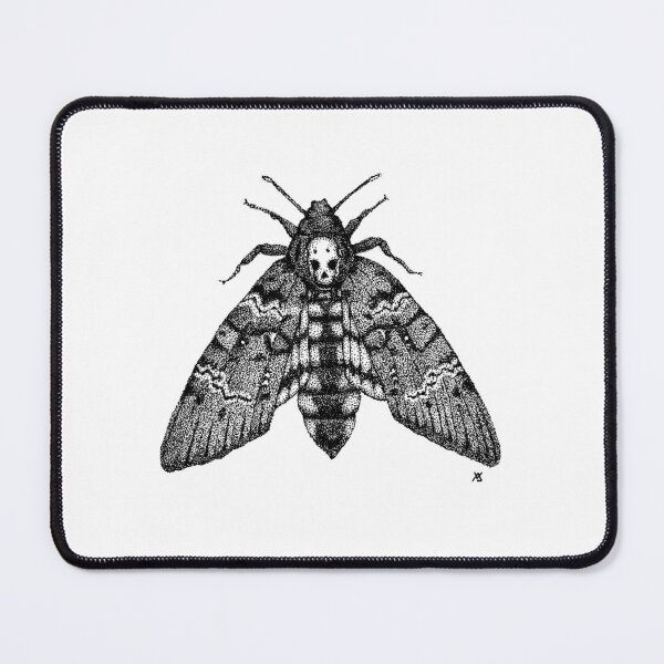 Item preview, Dotwork Death's-head Hawk-moth designed and sold by LydiaWoods.