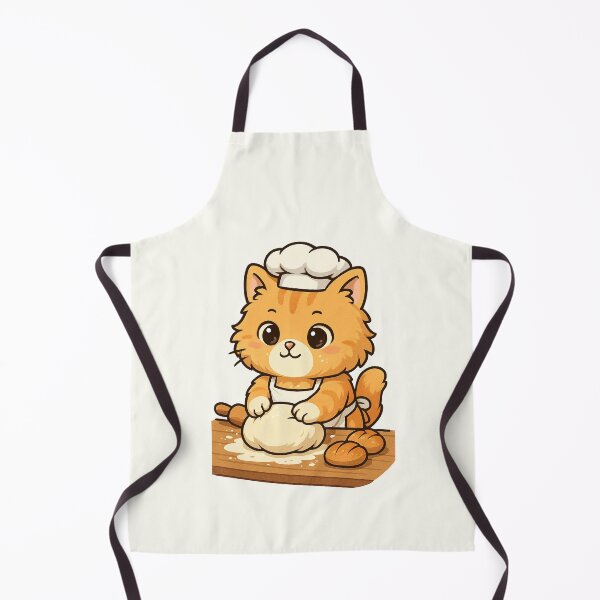 Item preview, Cute Baker Cat | Kneading Dough Kitten designed and sold by HoopeStylee.