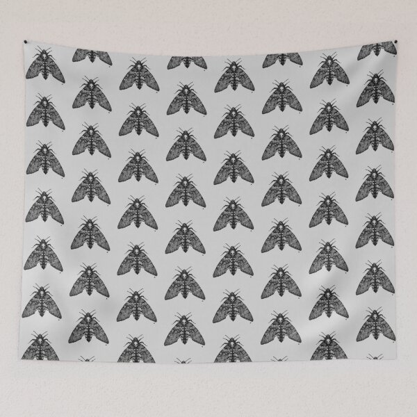Item preview, Dotwork Death's-head Hawk-moth designed and sold by LydiaWoods.