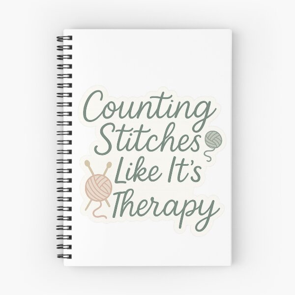 Item preview, Counting stitches like it's therapy  designed and sold by Iail Ioa.