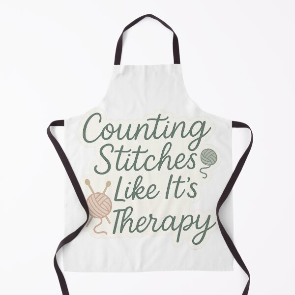 Item preview, Counting stitches like it's therapy designed and sold by Iail Ioa.