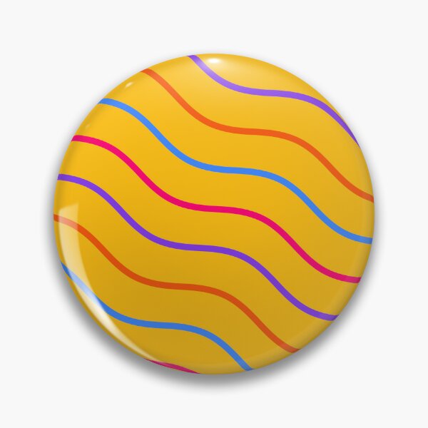 Item preview, Cute Yellow Pattern Vertical Stripes- Wavy Checker - Cute designed and sold by RoyalStarsPatts.