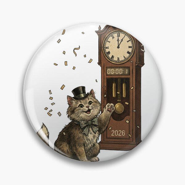 Item preview, Cut New Year 2026 Countdown Cat designed and sold by fati-artiste1.