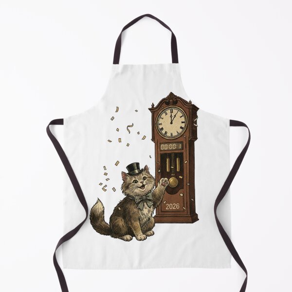 Item preview, Cut New Year 2026 Countdown Cat designed and sold by fati-artiste1.
