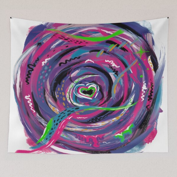 Item preview, Beautiful Chaos Abstract Artwork designed and sold by AshleyCasperArt.