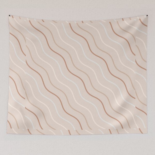 Item preview, Awesome Brown Wavy Line Pattern, Argle Checker - Stripes Pattern- Cute designed and sold by RoyalStarsPatts.