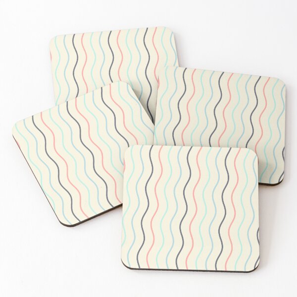 Item preview, Beautiful Cream Wavy Checkered Pattern - Stripy Checked Pattern Cute designed and sold by RoyalStarsPatts.