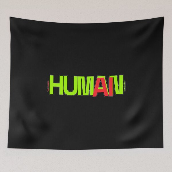 Item preview, Human. Not human. Revolution. AI designed and sold by Bob4rt.