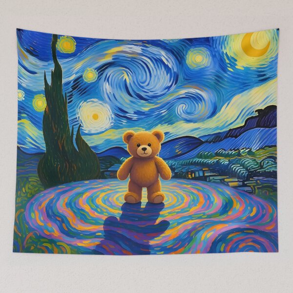 Item preview, Teddy bear in a fantasy world  designed and sold by Nomad-Maynard.