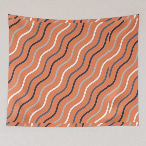 Item preview, Cute Line Pattern, Wavy Checker - Stripes Pattern- Cute designed and sold by RoyalStarsPatts.