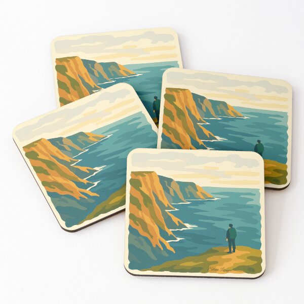 Item preview, Slieve League Watercolor County Donegal designed and sold by OliDesigns.