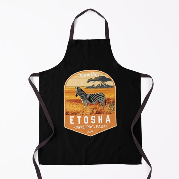 Item preview, Etosha National Park in Namibia, Retro Travel Art Emblem designed and sold by MaateoDesign.
