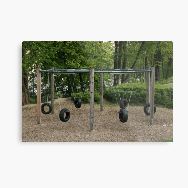 Verlassener Spielplatz Metal Print