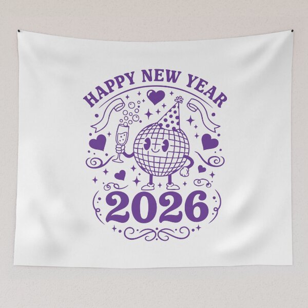 Item preview, Happy New Year 2026 Celebration Festive Globe designed and sold by LuminOrb.