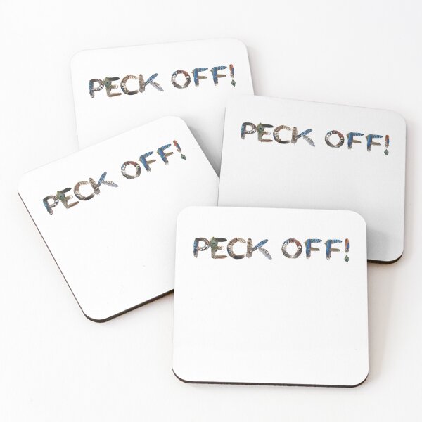 Item preview, Bird Memes - PECK OFF! (I) designed and sold by nature. electrified..