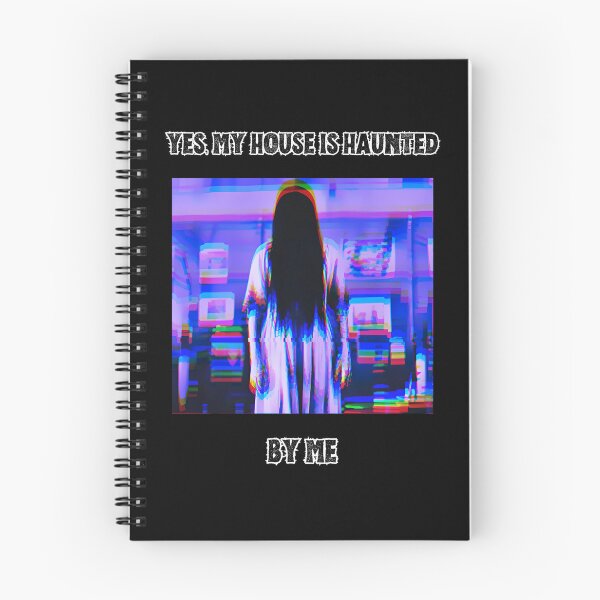 Item preview, YES, MY HOUSE IS HAUNTED BY ME Art | Samara Glitch Horror Humor designed and sold by Thorn & Ember.