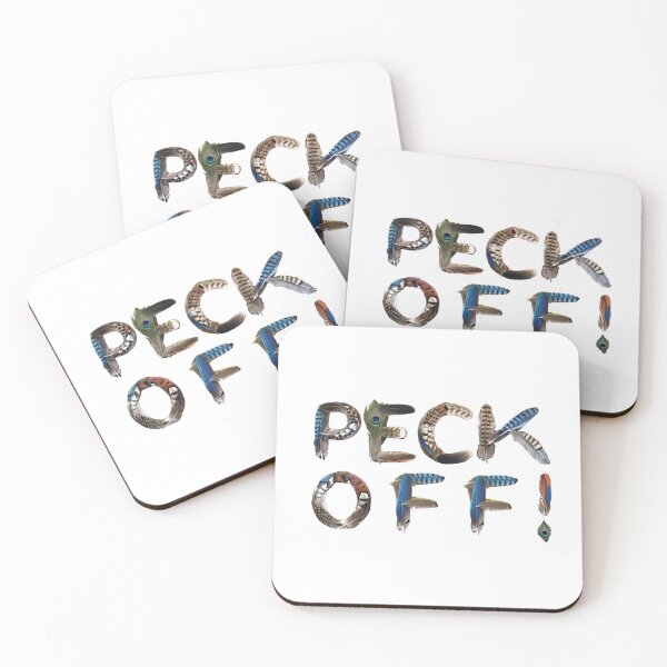 Item preview, Bird Memes - PECK OFF! (II) designed and sold by nature. electrified..
