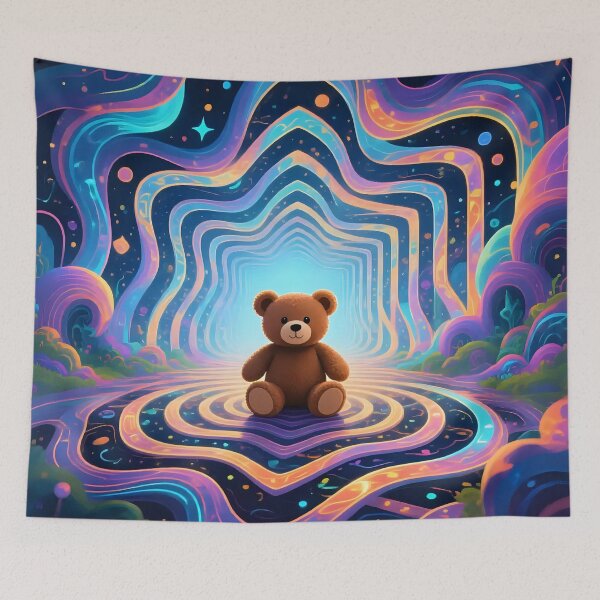 Item preview, Teddy bear in a fantasy world  designed and sold by Nomad-Maynard.