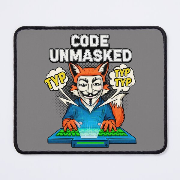 Item preview, Comic Book Style Hacker Fox Code Unmasked designed and sold by SholoStudio.