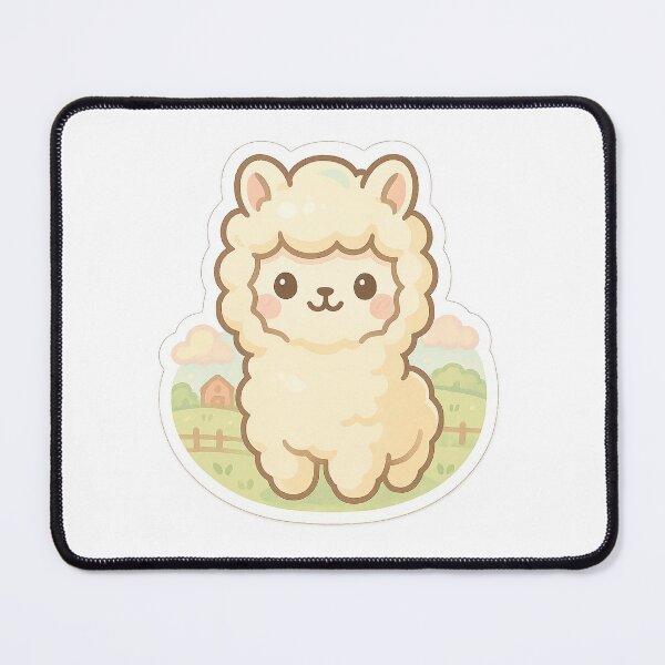 Item preview, Kawaii Dreamy Alpaca Stickers designed and sold by StickMint.