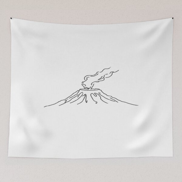 Item preview, Minimalist Volcano Outline designed and sold by mari0n980.