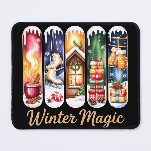 Item preview, Winter Magic – Cozy Holiday Aesthetic Bookmark Panel Design designed and sold by LALA-MIRA.