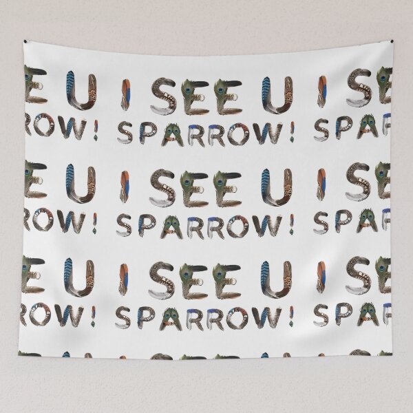 Item preview, Bird Memes - I SEE U, SPARROW! designed and sold by nature. electrified..