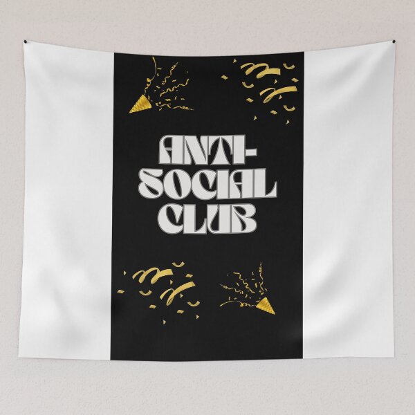 Item preview, Anti-Social Club - Funny Antisocial Party Design designed and sold by Extremeallie.