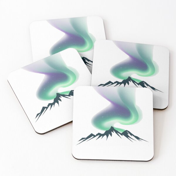 Item preview, Minimalist Northern Lights Scene designed and sold by mari0n980.
