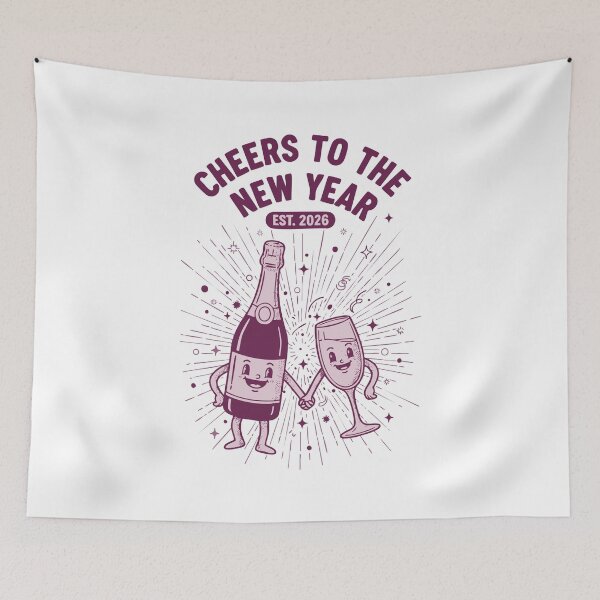 Item preview, Cheers To The New Year Est. 2026 Celebration designed and sold by LuminOrb.