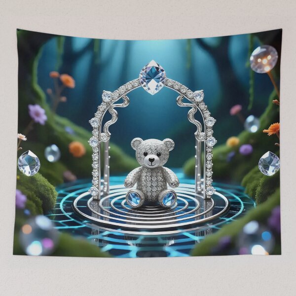 Item preview, Teddy bear in a fantasy world  designed and sold by Nomad-Maynard.