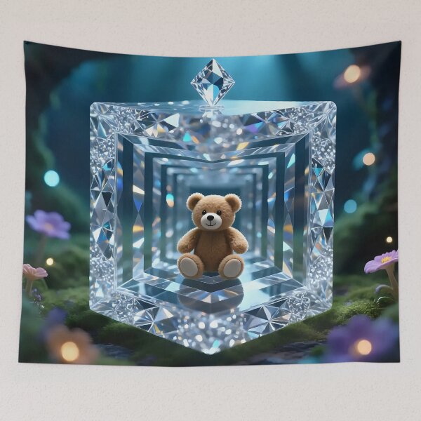 Item preview, Teddy bear in a fantasy world  designed and sold by Nomad-Maynard.