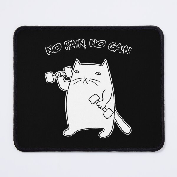 Item preview, Cat with dumbbells designed and sold by eri-morie.
