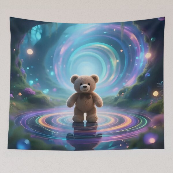 Item preview, Teddy bear in a fantasy world  designed and sold by Nomad-Maynard.