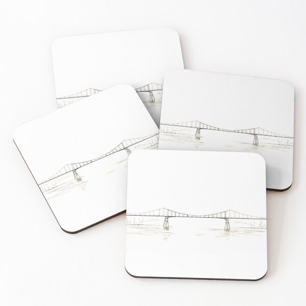 Item preview, Minimalist River Bridge Outline designed and sold by mari0n980.