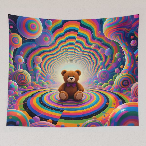 Item preview, Teddy bear in a fantasy world  designed and sold by Nomad-Maynard.