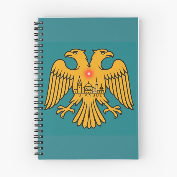 Item preview, Byzantine Double-Headed Eagle Istanbul Skyline Art | Eastern & Western Symbolism   designed and sold by asliberry.