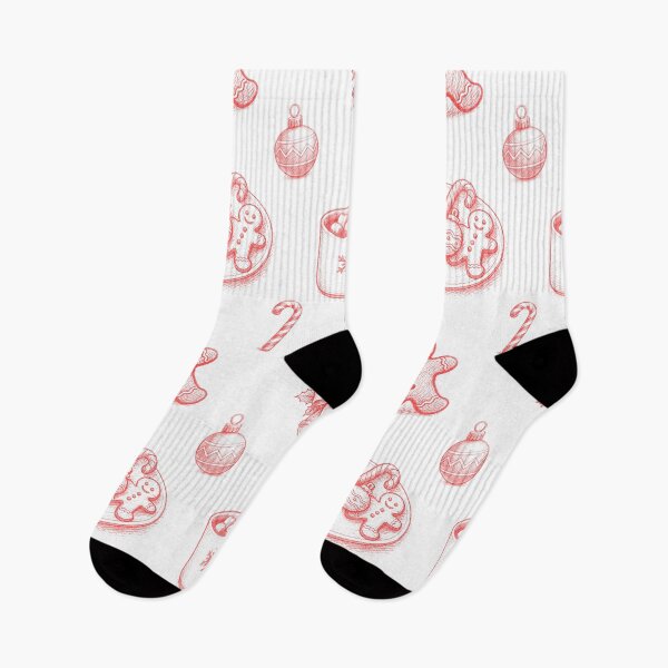 Item preview, Christmas Treats Cookies Hot Cocoa Candy Canes Pattern designed and sold by Itaya Art.