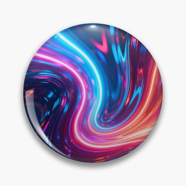 Item preview, Vibrant neon swirls designed and sold by SuperAIstar.